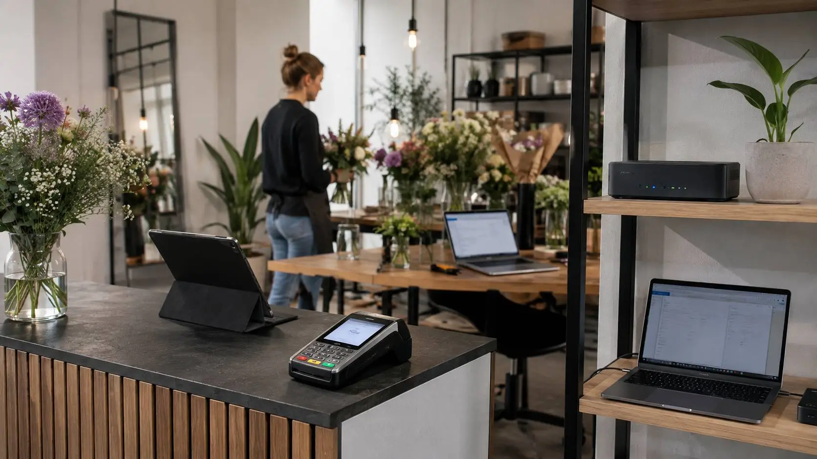 4G of 5G voor zakelijk gebruik met meerdere verbonden apparaten in een bedrijfsomgeving