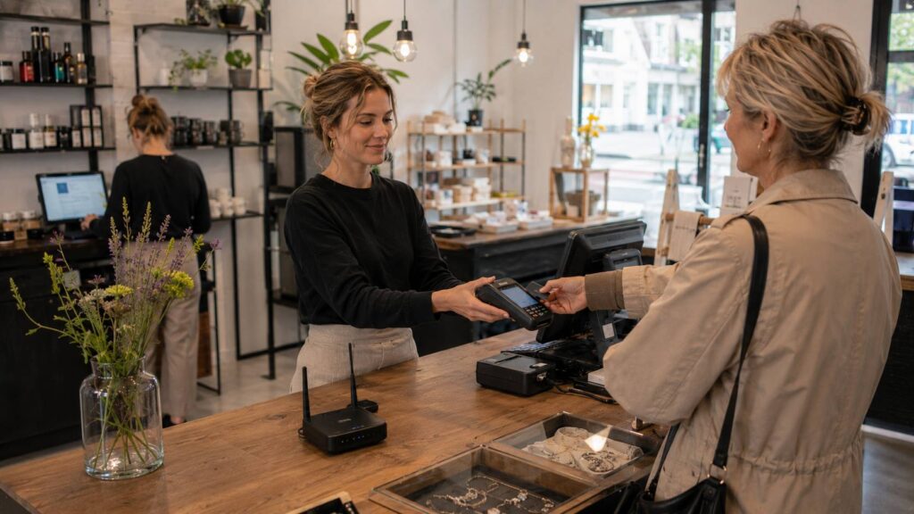 Zakelijk mobiel internet als back-upverbinding voor betalingen en online bedrijfsprocessen
