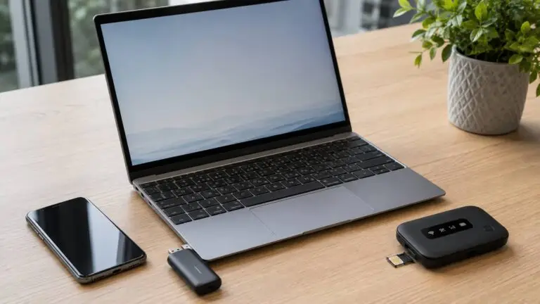 Mobiel internet voor laptop vergelijken via hotspot, dongel en mobiele router met datasim