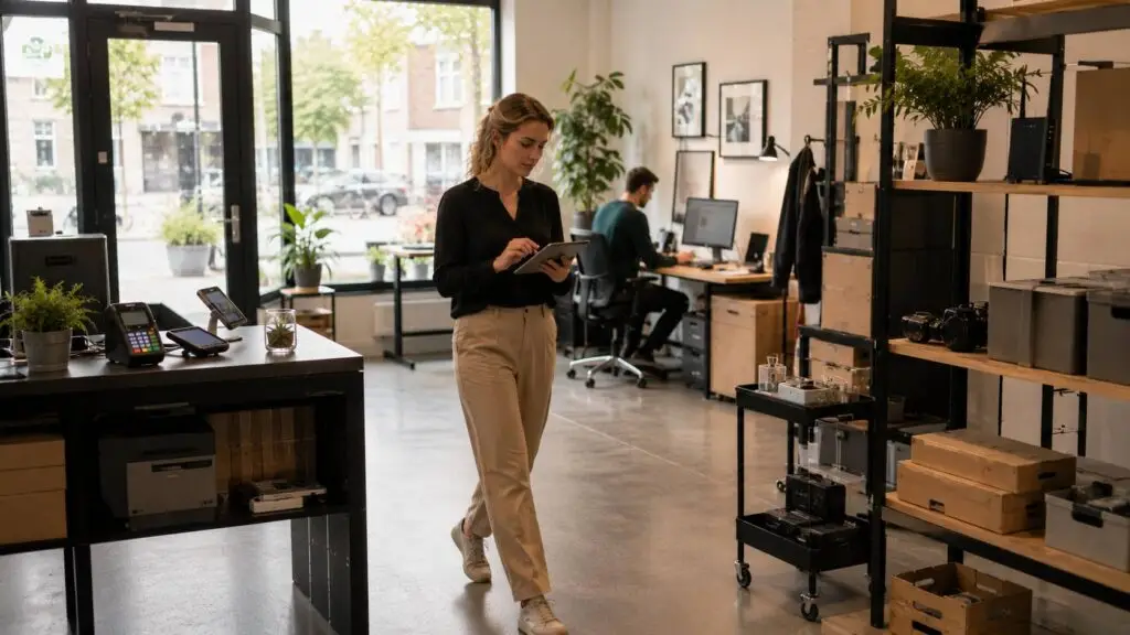 Zakelijk mobiel internet voor verschillende apparaten en werkzaamheden binnen een klein bedrijf